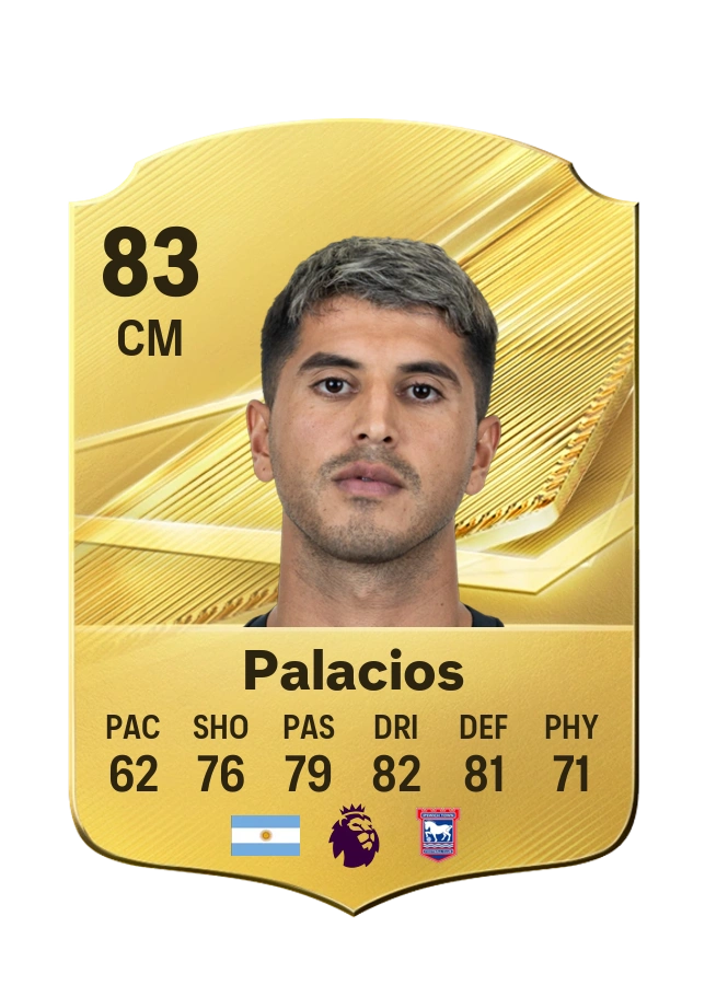 Exequiel Palacios, Common card, rated 83