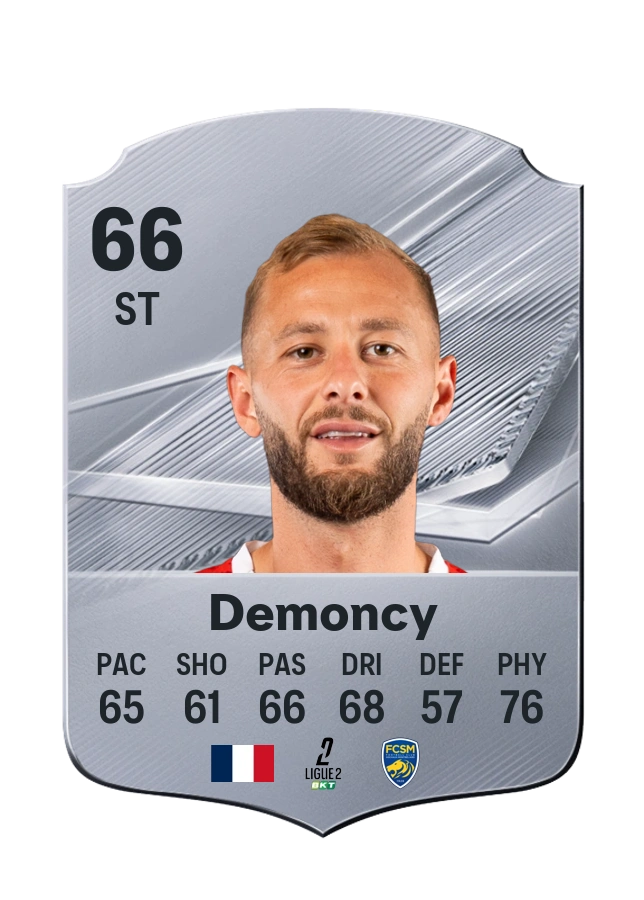 Yohan Demoncy, Common card, rated 66