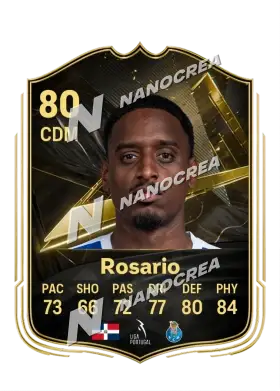 Team of the Week-Karte von Pablo Rosario, Wertung 80