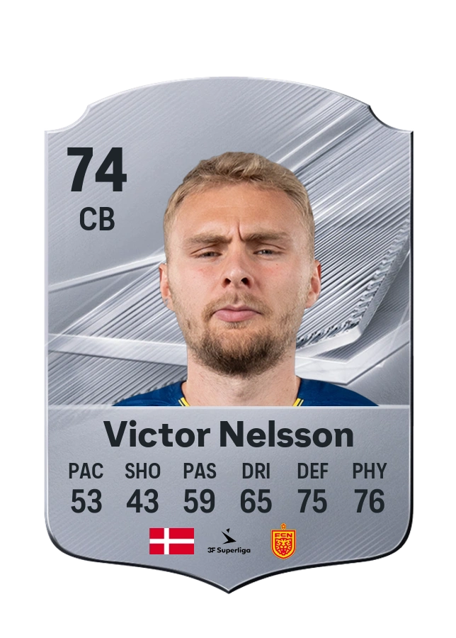 Carta Common de Victor Nelsson, valoración 74