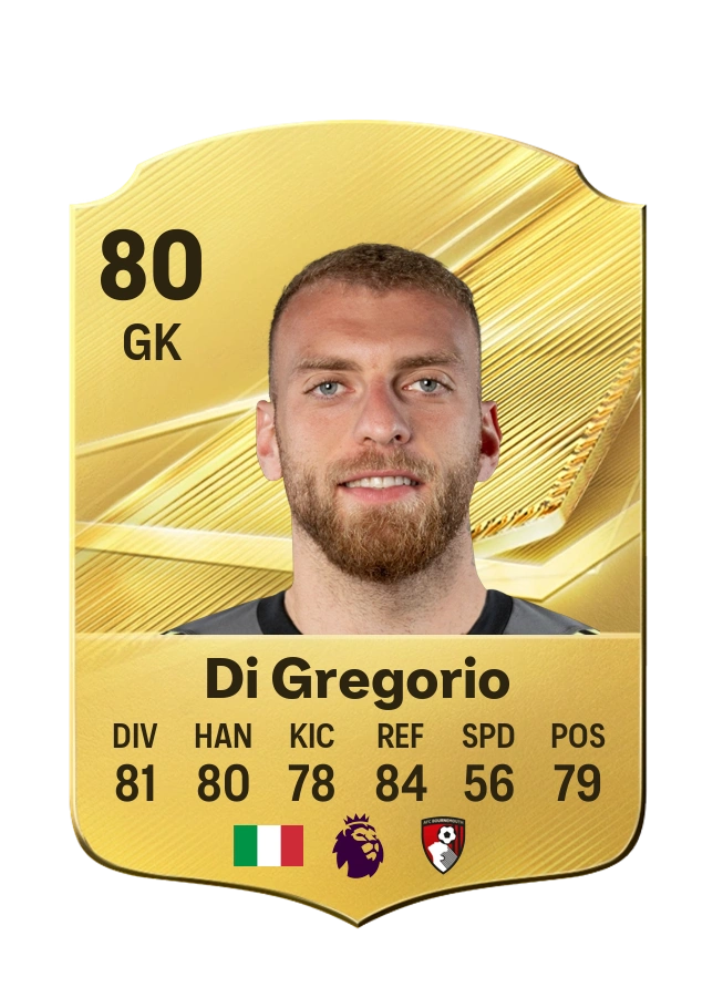 Michele Di Gregorio, Common card, rated 80
