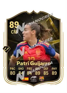 Patri Guijarro, karta Team of the Week, ocena 89