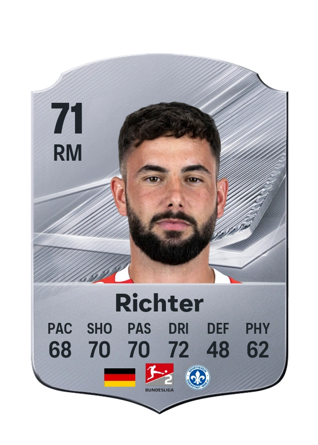 Marco Richter, Common card, rated 71