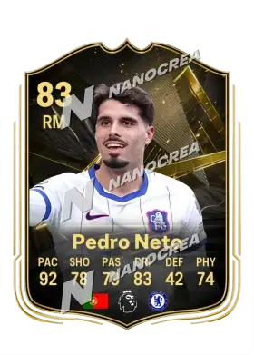 Pedro Neto, Team of the Week card, rated 83