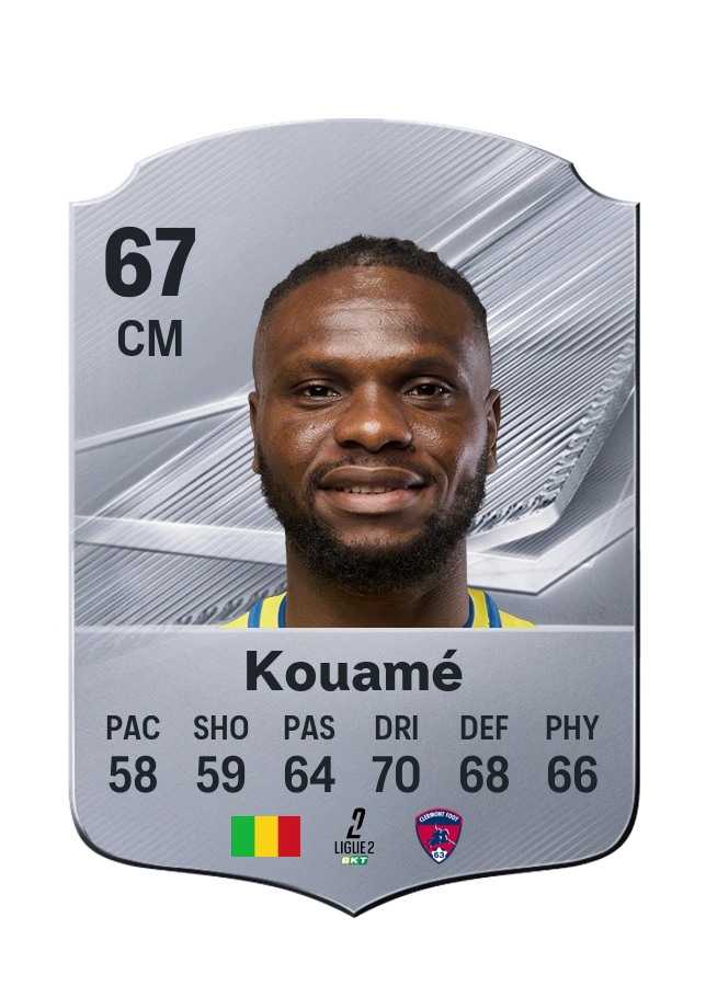 Carta Common de Rominigue Kouamé, overall 67