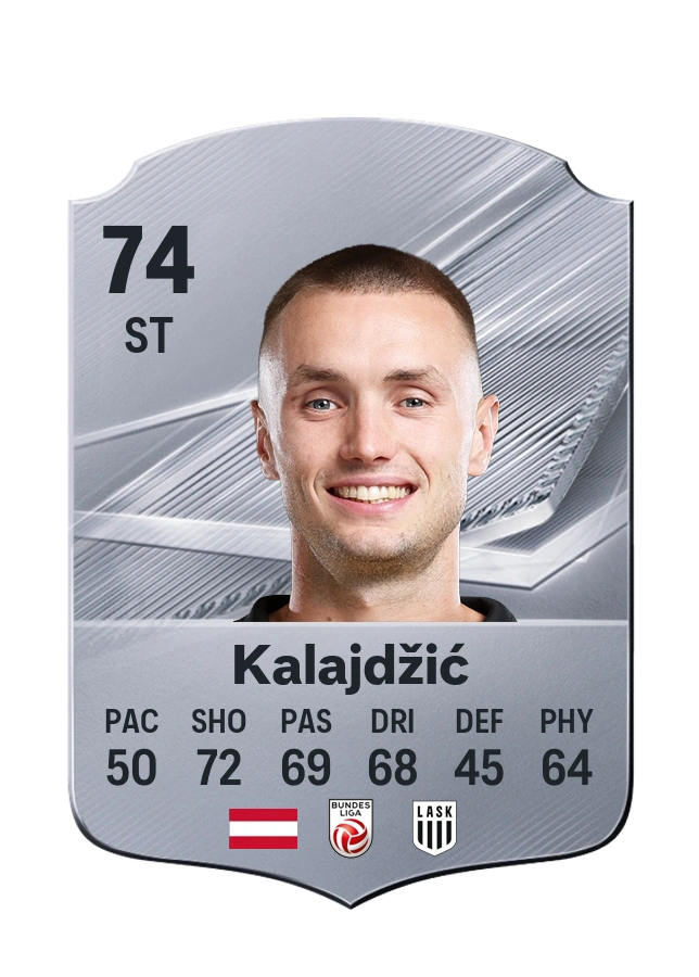 Saša Kalajdžić, Common card, rated 74