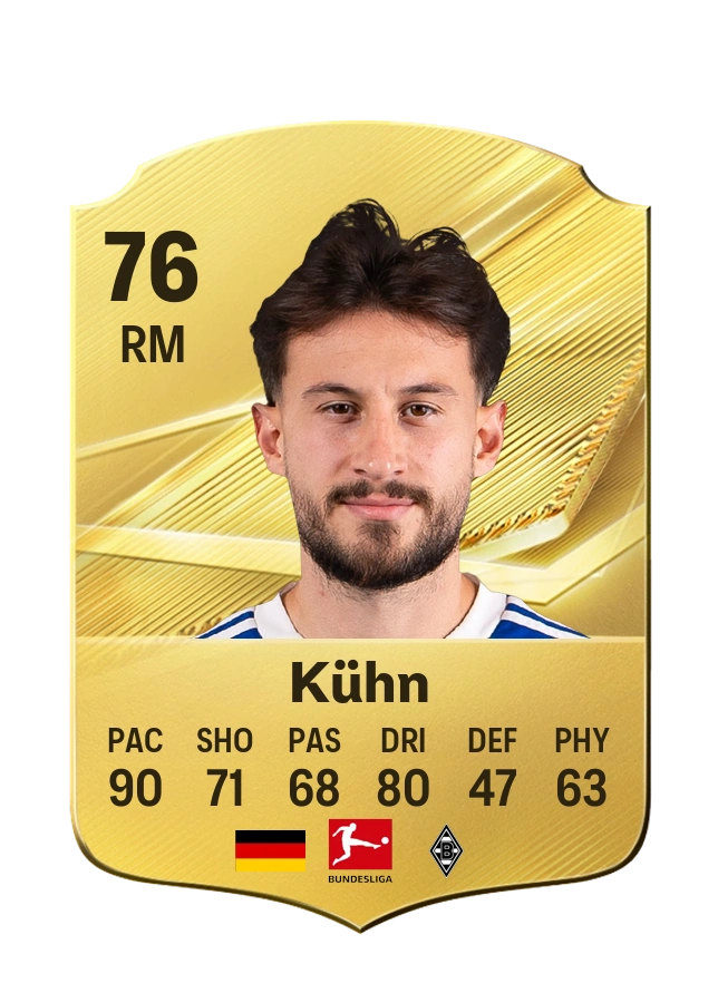 Nicolas Kühn, Common card, rated 76
