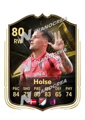 Carlo Holse, Team of the Week card, rated 80