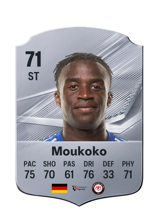 Carta Common de Youssoufa Moukoko, valoración 71