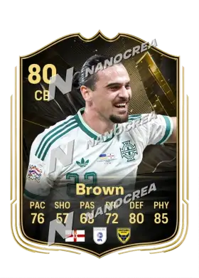 Ciaron Brown, karta Team of the Week, ocena 80