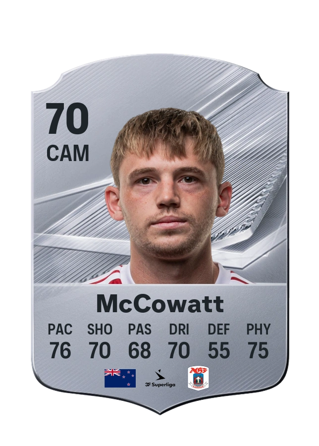 Carta Common de Callum McCowatt, overall 70