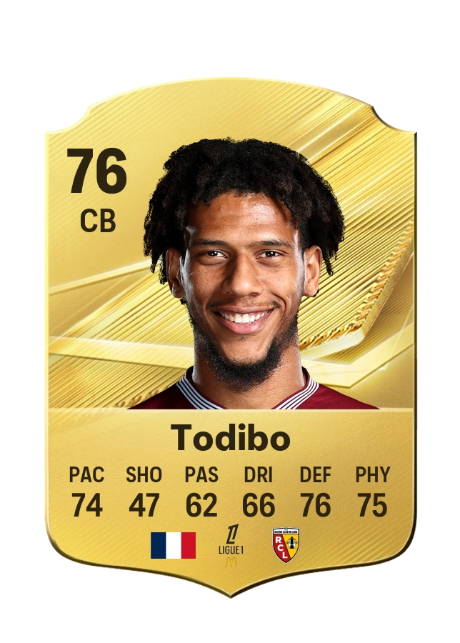 Jean-Clair Todibo, Common card, rated 76