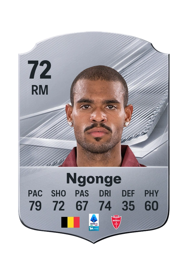 Carta Common de Cyril Ngonge, overall 72