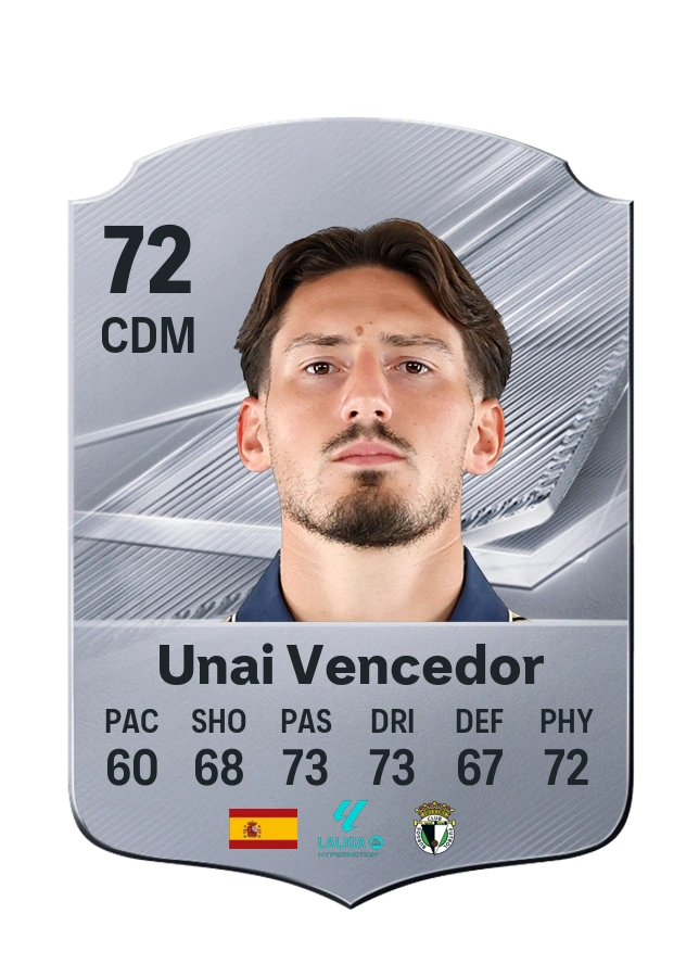 Carta Common di Unai Vencedor, valutazione 72