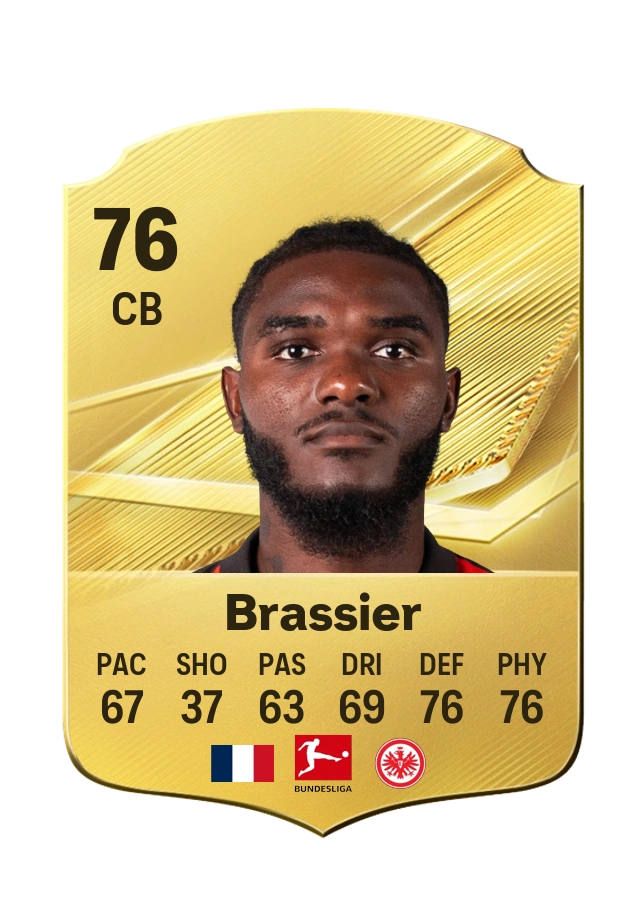 Lilian Brassier, Common card, rated 76