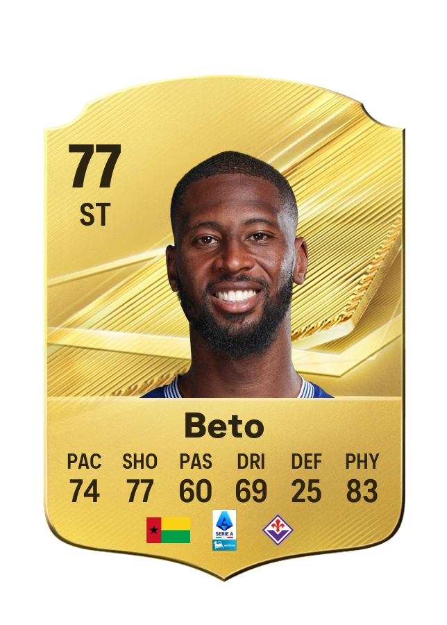 Beto, Common card, rated 77