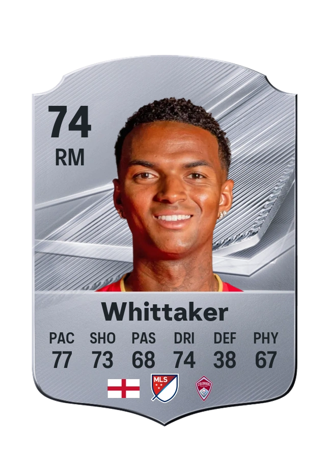 Carta Common di Morgan Whittaker, valutazione 74