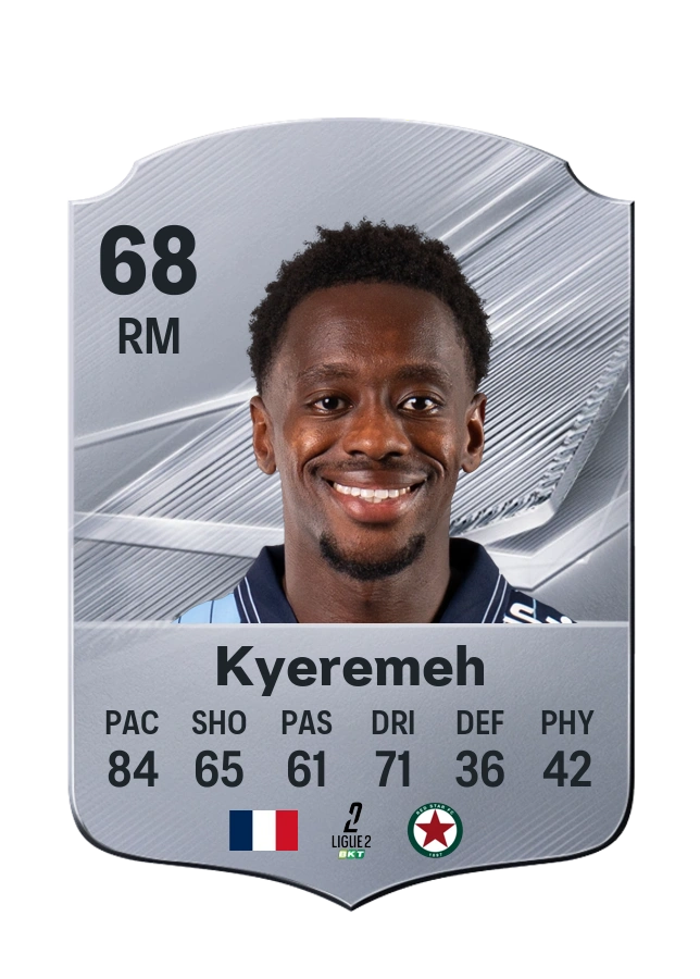 Carta Common di Godson Kyeremeh, valutazione 68