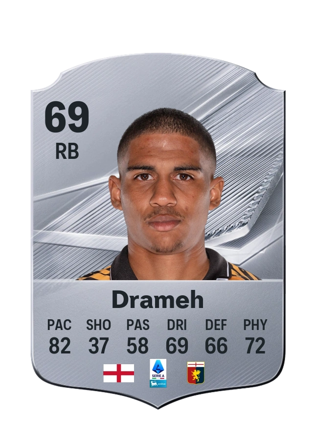 Cody Drameh, Common kartı, reyting 69