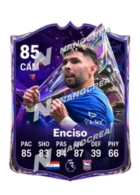 Carta Future Stars di Julio César Enciso, valutazione 85