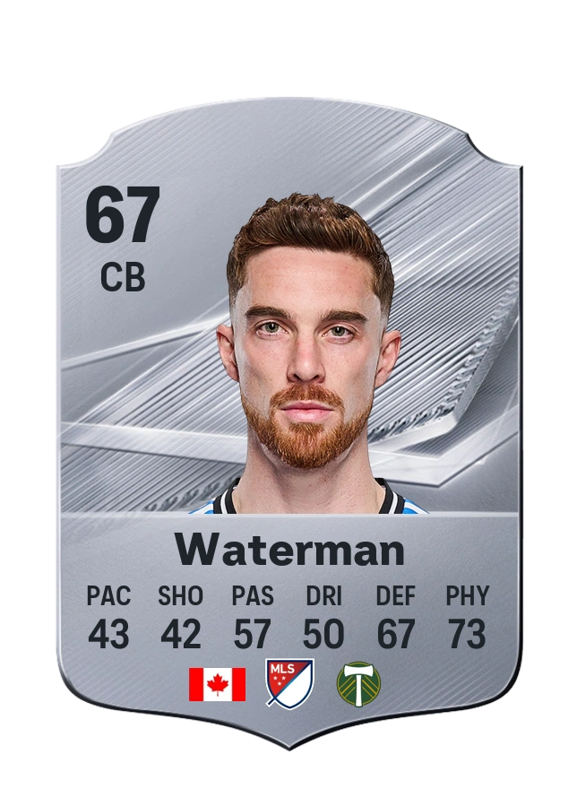 Joel Waterman, Common card, rated 67