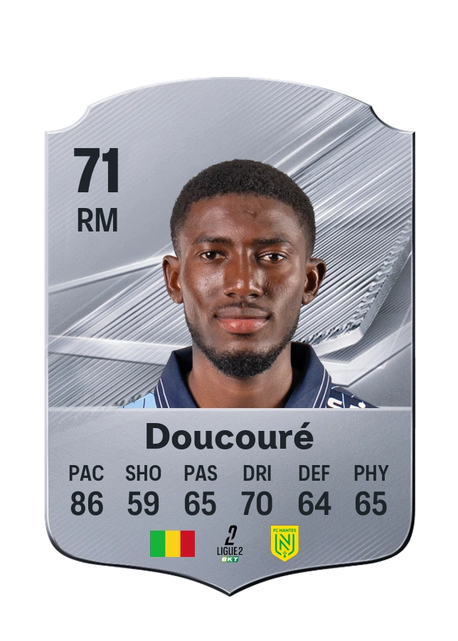 Fodé Doucouré، بطاقة Common، بتقييم 71