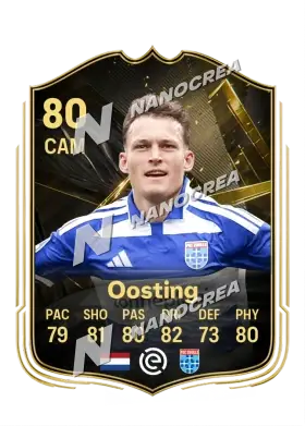 Thijs Oosting, Team of the Week card, rated 80