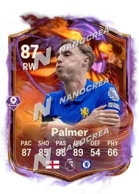 Cole Palmer, Ultimate Scream card, rated 87