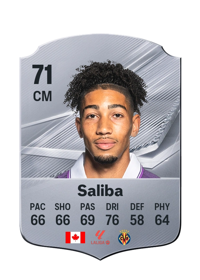 Nathan-Dylan Saliba, Common card, rated 71