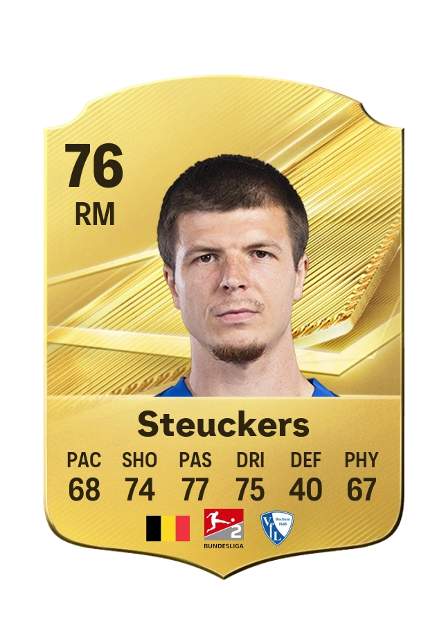 Jarne Steuckers, karta Common, ocena 76