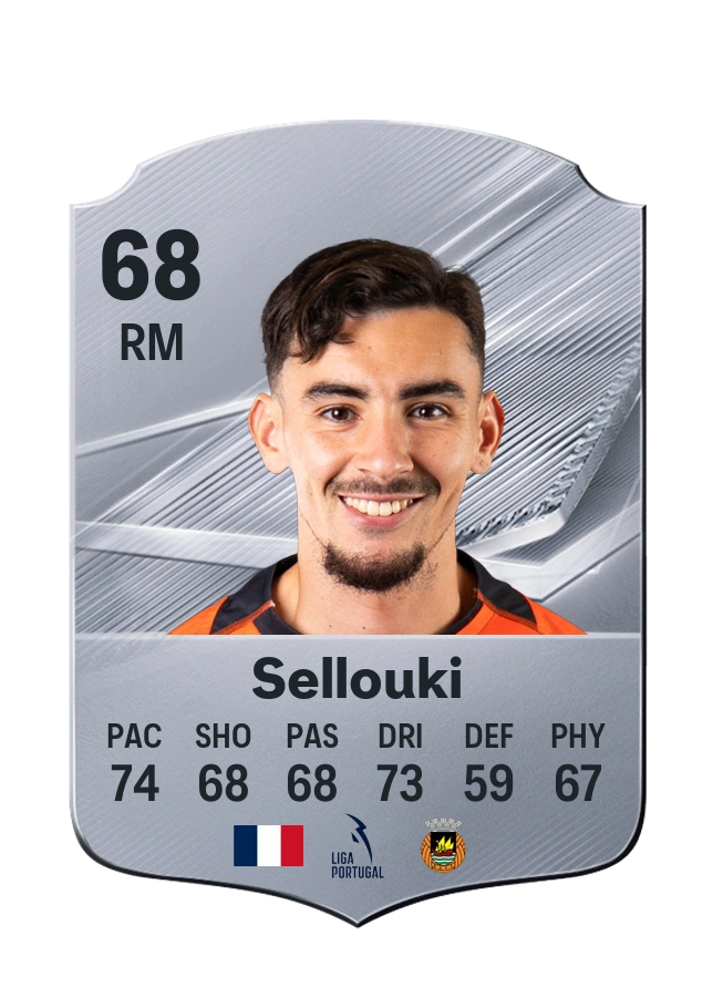 Malik Sellouki, Common card, rated 68