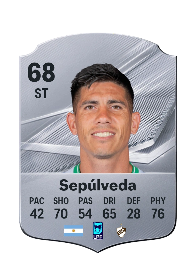 Bruno Sepúlveda, Common card, rated 68