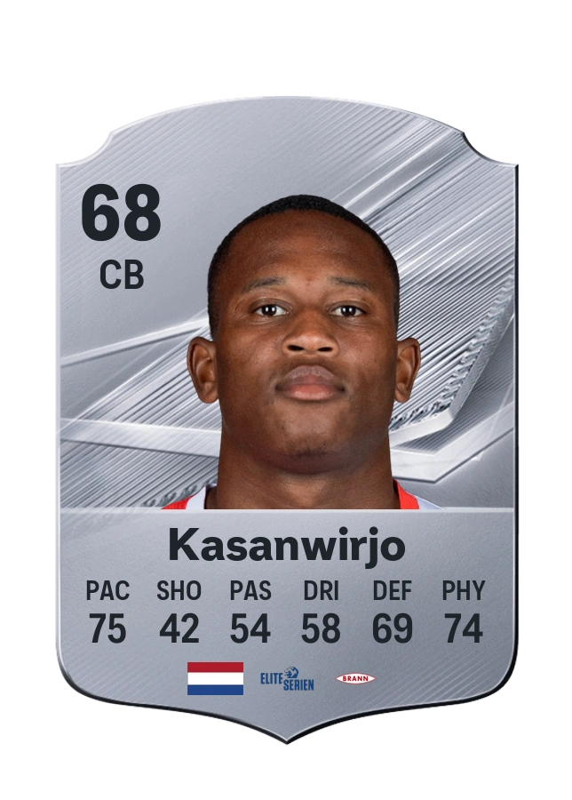 Neraysho Kasanwirjo, Common-kaart, rating 68