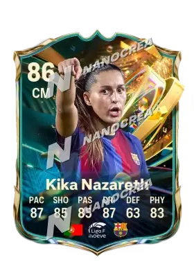Kika Nazareth, Destined for Glory card, rated 86