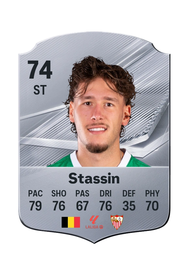 Lucas Stassin, Common card, rated 74