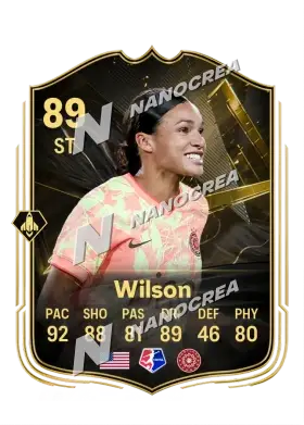 Sophia Wilson, Team of the Week card, rated 89