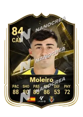 Carta Team of the Week de Moleiro, overall 84