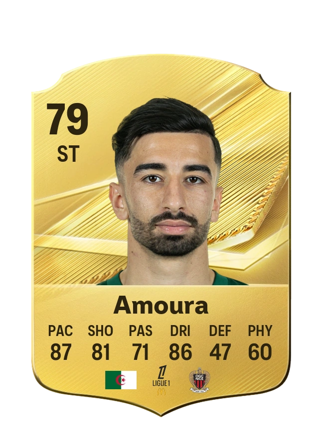 Carta Common di Mohamed Amoura, valutazione 79
