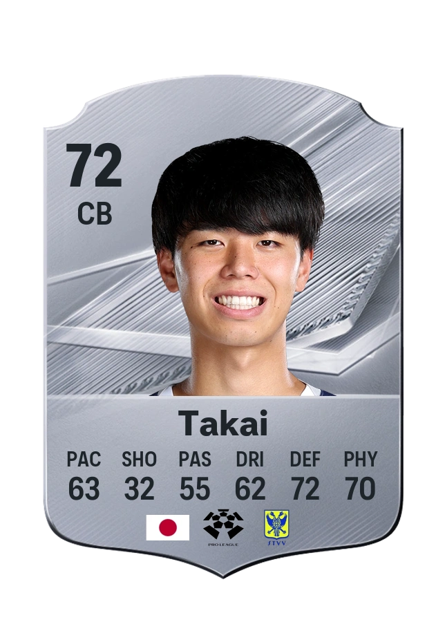 Kota Takai, Common-kaart, rating 72