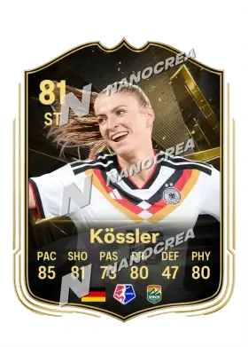 Carta Team of the Week di Melissa Kössler, valutazione 81