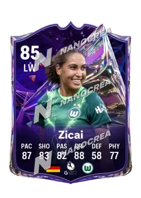 Cora Zicai, Future Stars card, rated 85