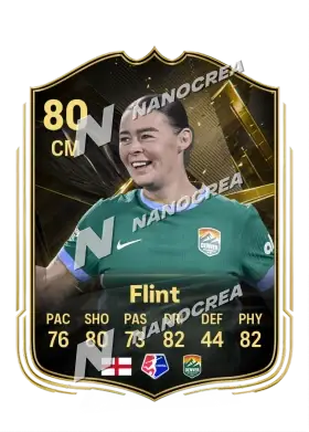 Natasha Flint, Team of the Week card, rated 80
