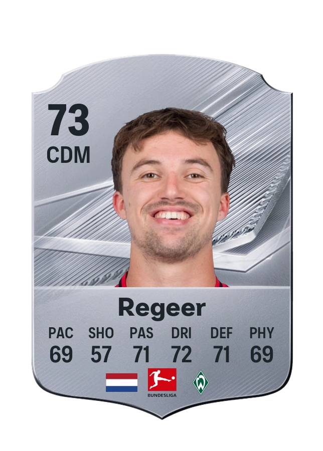 Youri Regeer, Common kartı, reyting 73