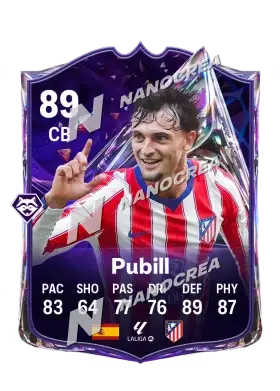 Future Stars-Karte von Pubill, Wertung 89