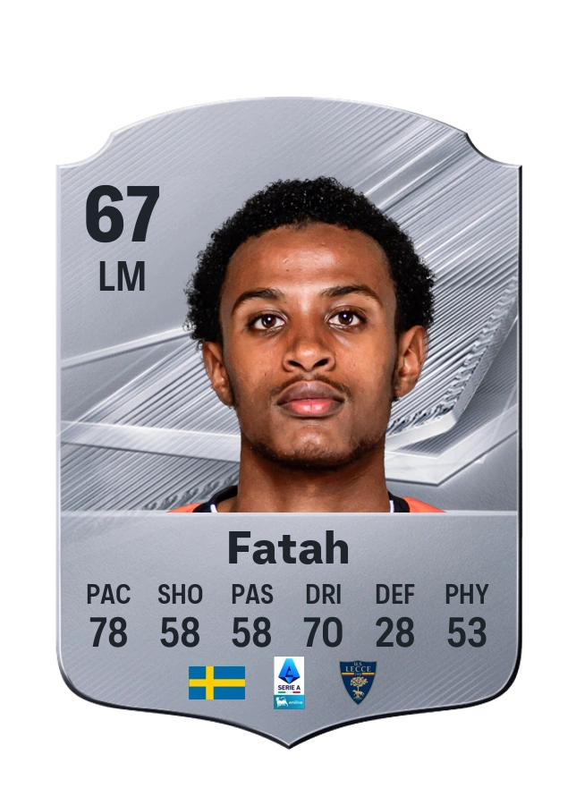 Amar Fatah, Common card, rated 67