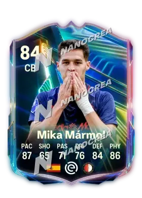 Mika Mármol, Ones to Watch card, rated 84