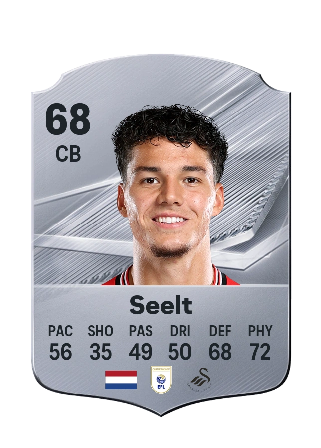 Jenson Seelt, Common card, rated 68