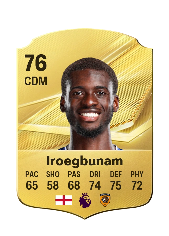 Tim Iroegbunam, Common card, rated 76