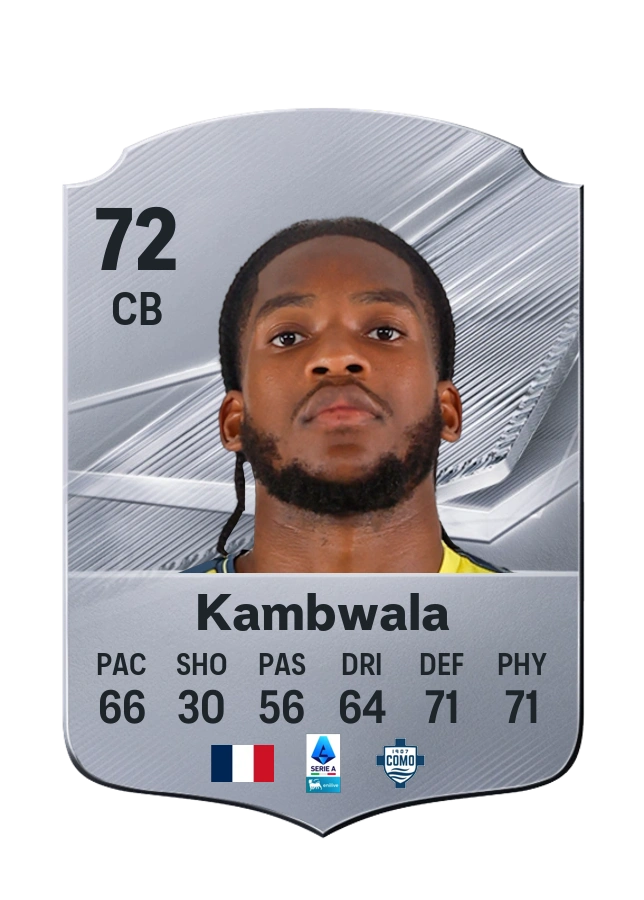 Carta Common di Willy Kambwala, valutazione 72