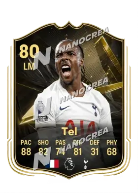 Mathys Tel, karta Team of the Week, ocena 80
